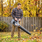 Outsunny Cordless Leaf Blower with 2 x 4.0Ah Batteries & Charger – 36V Lightweight Garden Blower, 1000W Brushless Motor