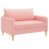 vidaXL XXL Armchair Pink Bouclé