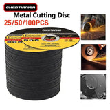 115mm Ultra Thin Metal Cutting Discs for Angle Grinders, 1.2mm, Pack of 50 – Steel & Stainless Steel