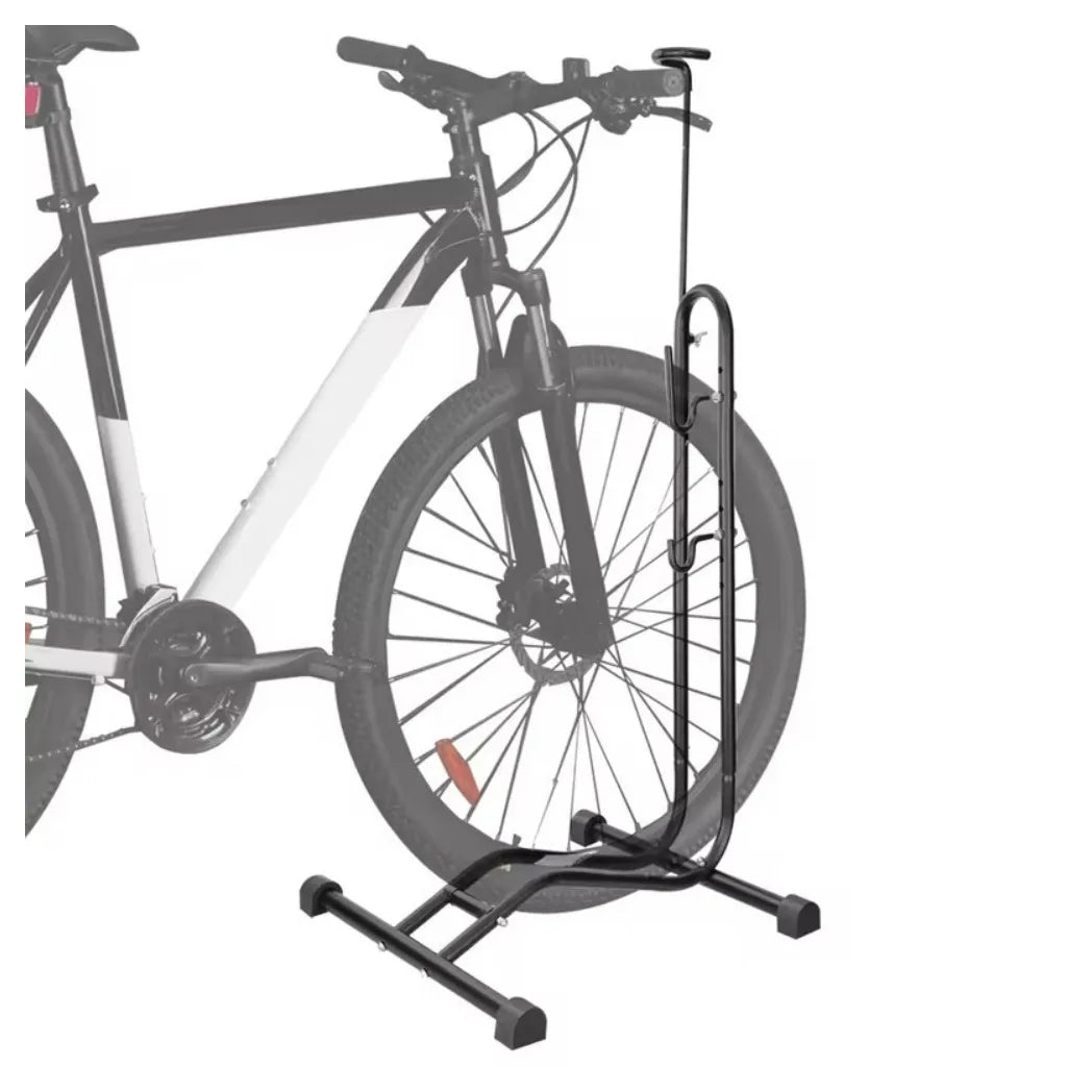 Vertical Bike Stand Bicycle Rack Steel Holder Floor Parking Storage Stand Hooks