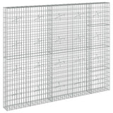 vidaXL Gabion with 3.5 mm Wire and 5x10 cm Mesh 250x20x200 cm