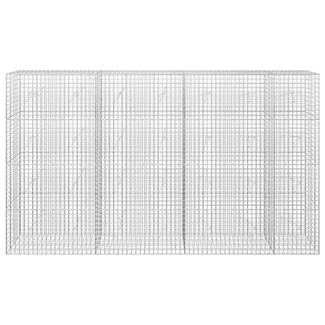 vidaXL Gabion with 3.5 mm Wire and 5x5 cm Mesh 350x20x200 cm