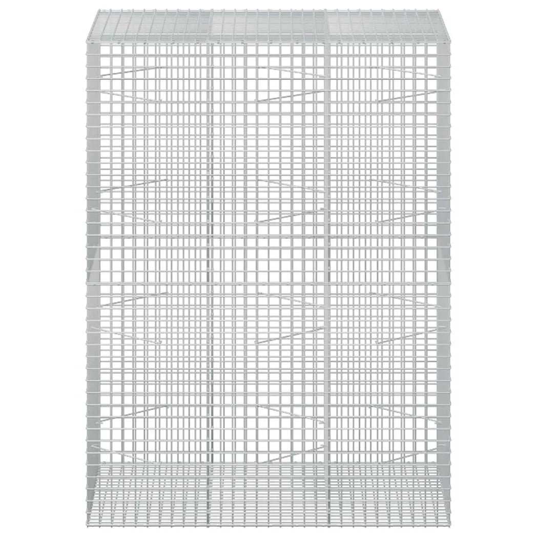 vidaXL Gabion with 3.5 mm Wire and 5x5 cm Mesh 150x100x200 cm