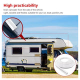Drip Stop Door Rain Gutter Deflector, 1m / 2m / 3m – Self-Adhesive Drip Guard for Caravan & Motorhome