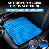 Honeycomb Breathable Gel Seat Cushion Cooling Double Thick Egg Sitting Pad