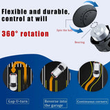Steering Wheel Spinner Knob, 360° Rotatable – Non-Slip Silicone Grip for Cars, Trucks, Boats & Tractors, Black