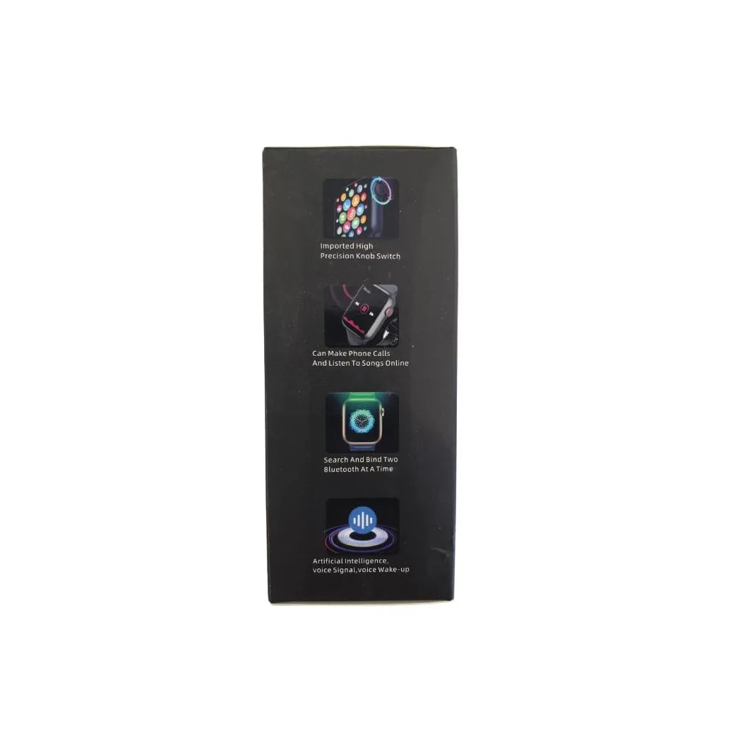 M18 Smart Watch with Magic Button, Adjustable Knob and Black Rubber Strap – Bluetooth, IP67