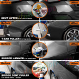 66 Piece Paintless Dent Repair Kit – Car Dent Puller with Glue Gun, Glue Sticks & Hail Tabs