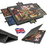 Tilting Jigsaw Puzzle Board with Stand, Cover & 6 Drawers – 1000 Piece, Portable