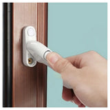 2 x Quartus Universal Espag Window Handles with Inline Locking and Child Safety Button – uPVC, White