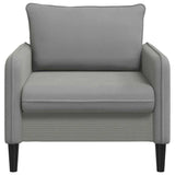 vidaXL XL Armchair Dark Grey Velvet