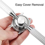 Watch Case Back Opener Tool Set with Wrench & 6 Grooved Rings, 18.5-29.5mm – Watch Repair Kit for Rolex, Tudor