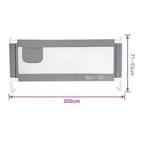 NEW 200cm Bed Safety Guard Folding Child Toddler Bed Rail Safety Protection Guard UK