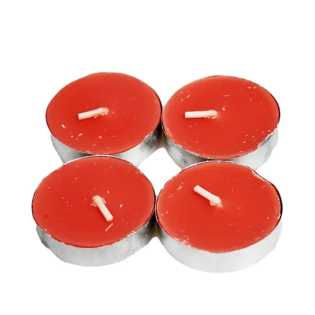 Opella Beautifully Berries Scented Tealight Candles, Pack of 15 – Fruity Fragrance for Cosy Rooms
