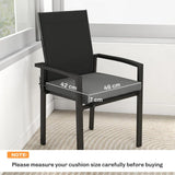 Outsunny Set of 6 Outdoor Seat Cushions with Machine Washable Cover