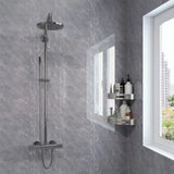 Marble-Pattern PVC Wall Stickers – Self-Adhesive Waterproof Decor for Kitchens & Bathrooms, 12 Pieces