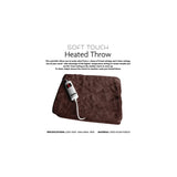 Luxury Soft Touch Electric Heated Throw Blanket, 160 x 130cm – Cosy Heated Home Comfort