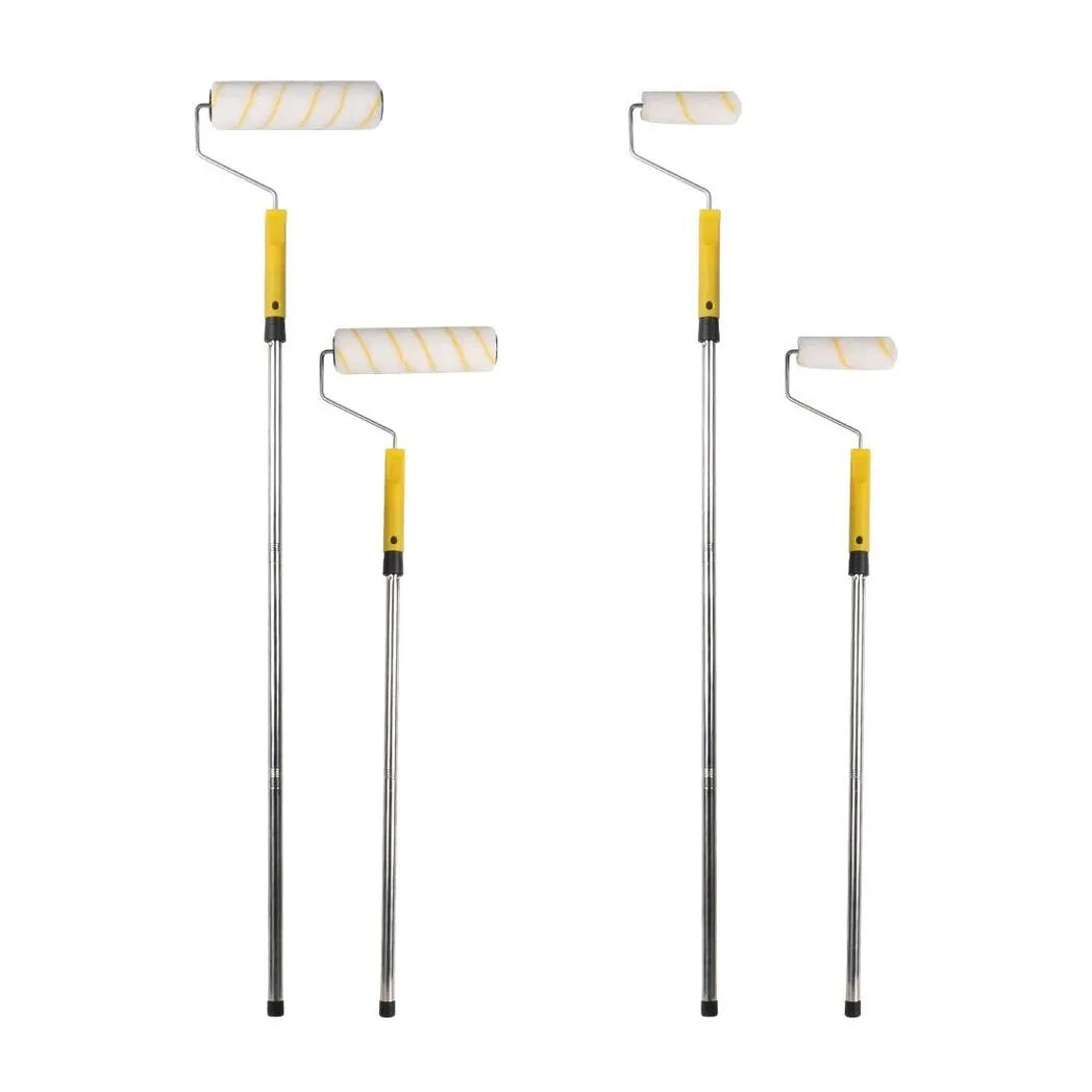 11-Piece Paint Roller Set with Extendable Pole – Roller Frames, Sleeves, Paint Tray for Walls & Ceilings