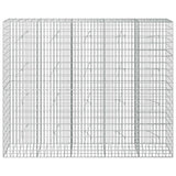 vidaXL Gabion with 3.5 mm Wire and 5x10 cm Mesh 250x20x200 cm