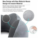 Memory Foam U-Shaped Travel Neck Pillow with Sleep Mask, Earplugs and Storage Bag
