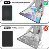 Jigsaw Puzzle Board for 1000 Pieces with 6 Sorting Trays & Dust Cover – Non-Slip Felt Storage Mat, Black