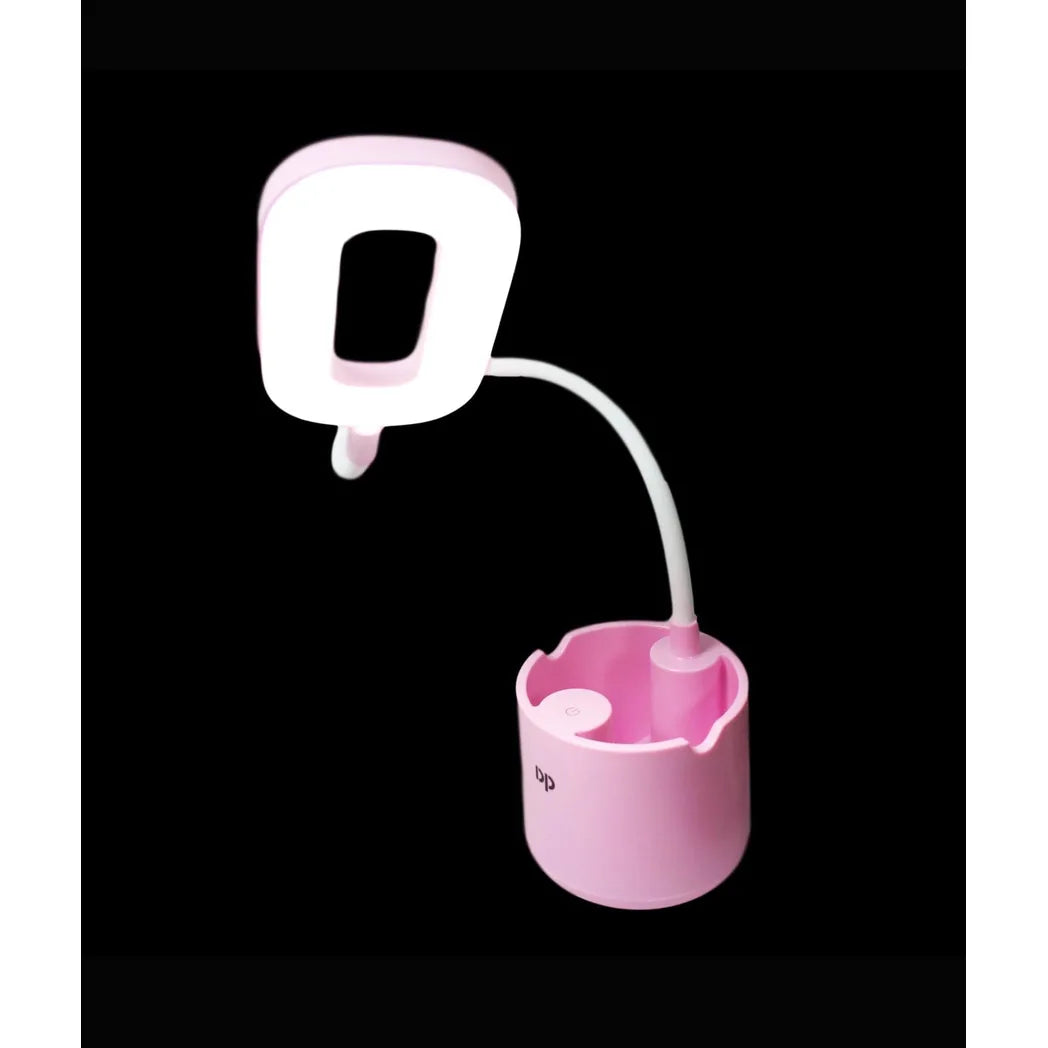 Flexible USB LED Night Lamp with Stationery Holder – Multifunctional Desk Light