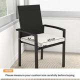 Outsunny Set of 6 Outdoor Seat Cushions with Machine Washable Cover