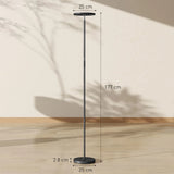 HOMCOM RGB Uplighter Floor Lamp, Tall Dimmable Standing Lamp with Remote & Touch Control