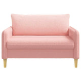 vidaXL XXL Armchair Pink Bouclé