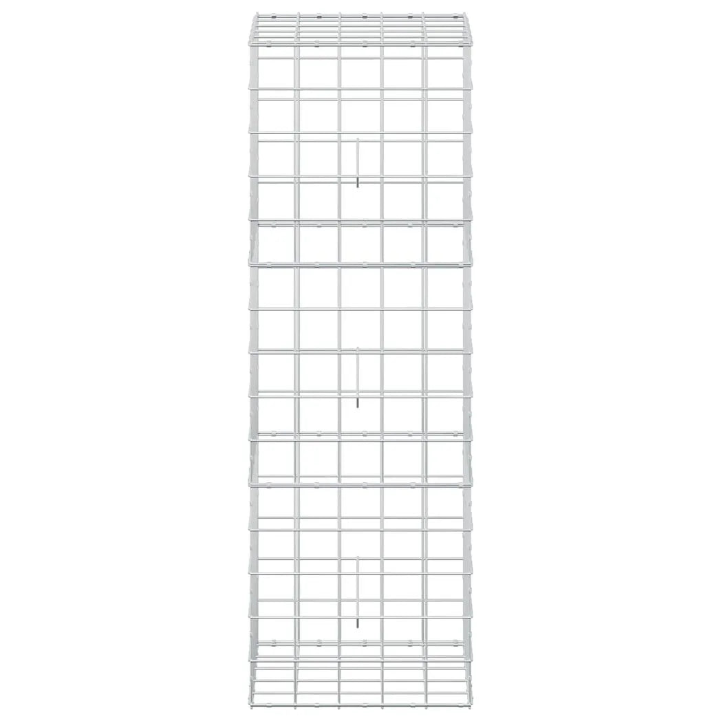 vidaXL Gabion with 5 mm Wire and 10x10 cm Mesh 50x50x150 cm