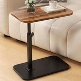 Adjustable C-Shaped Sofa Side Table with Rotating Desktop, 45–80cm – Laptop & Coffee End Table