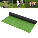 Artificial Grass Turf Roll, 4m x 1m with Drainage Holes & Anti-Slip Backing – Realistic Pet-Friendly Lawn