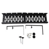 No Drill Under Desk Cable Management Tray with Clamp – Iron Wire Basket, Tool-Free Installation