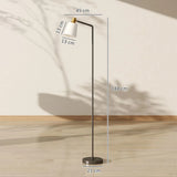 HOMCOM Floor Lamp with Rotatable Head
