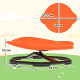 AIYAPLAY Planet-Shaped Kids Sensory Swivel Chair for Balance and Coordination – 360° Spin, Orange
