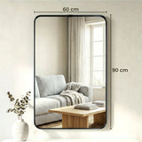 HOMCOM Rectangular Wall Mirror