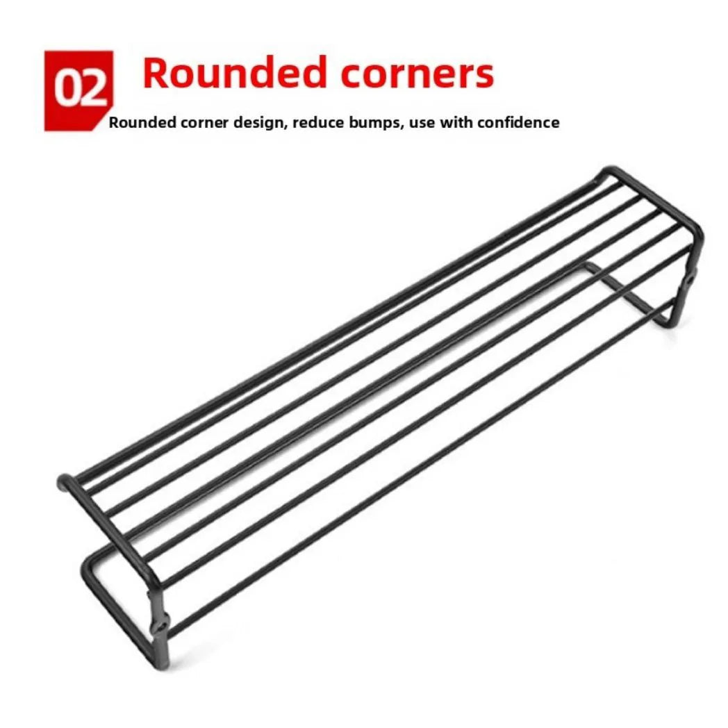 4PCS Spice Herb Jar Rack Holder For Kitchen Door Cupboard Storage Wall Mounted