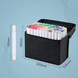 80-Colour Dual-Tip Acrylic Paint Marker Set – Permanent Water-Based Pens for DIY, Sketching and Graffiti
