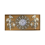Plastic Wall Clock and Decal Set, 3 Pieces – Home Decor, Assorted Colours and Designs