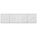 vidaXL Gabion with 5 mm Wire and 5x5 cm Mesh 200x10x50 cm