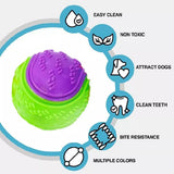 Scooby-Doo Squeaky Dog Balls, Set of 8 – Durable TPR Interactive Chew and Fetch Toys, Assorted Colours