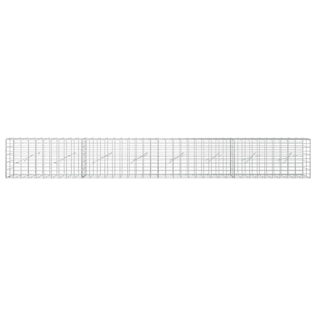 vidaXL Gabion with 5 mm Wire and 5x10 cm Mesh 400x10x50 cm