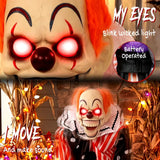 HOMCOM Animated Clown – Sound & Touch Activated