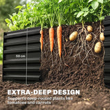 Outsunny Galvanised Steel Raised Garden Bed