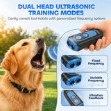 PawHut Ultrasonic Anti-Barking Device for Dogs with 5 Modes, Vibration & LED Torch – Bark Trainer