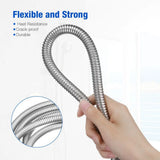 Shower Hose 3m Chrome | Shower Hose Flexible | Hose for Shower Stainless Steel