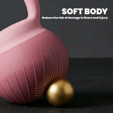 SPORTNOW 8kg Soft Kettlebell with Anti-Slip Grip & Flat Base – Home Gym Weight for Strength Training