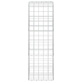 vidaXL Gabion with 5 mm Wire and 10x10 cm Mesh 50x50x150 cm