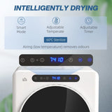 HOMCOM 4kg Compact 40-60?  Tumble Dryer - White