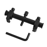 Universal Ribbed Drive Pulley Puller – Carbon Steel Crankshaft & Auxiliary Pulley Remover, Low Profile Arms